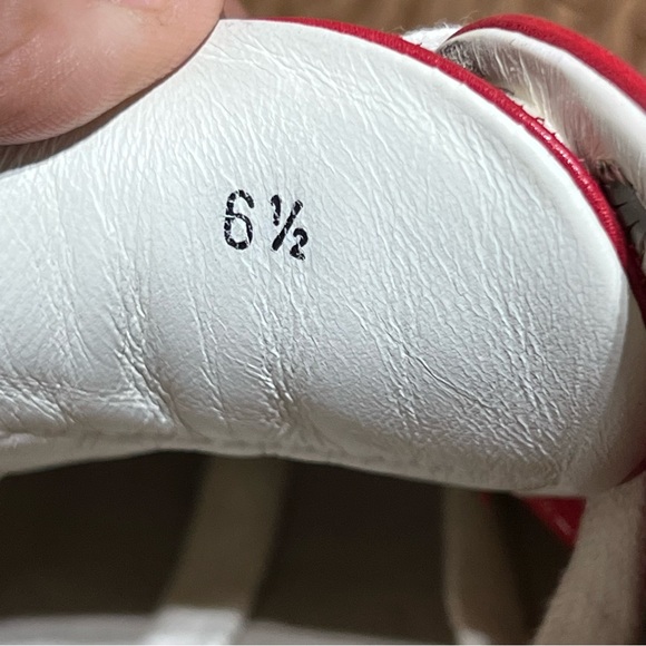 Hogan Red Leather Trainers - Picture 6 of 8